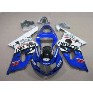 ABS Carenado Suzuki GSXR 600 K1 K2 K3 01-03 - Azul Blanco Motul