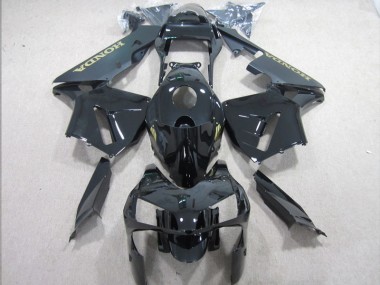 ABS Kits Carenado Honda CBR 600 RR 03-04 - Negro Oro Calcomanías