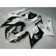 ABS Kits Carenado Suzuki GSXR 1000 K5 05-06 - Blanco Negro