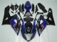 ABS Plástica Suzuki GSXR 1000 K5 05-06 - Azul Negro ABS Plástica Suzuki GSXR 1000 K5 05-06 - Azul Negro