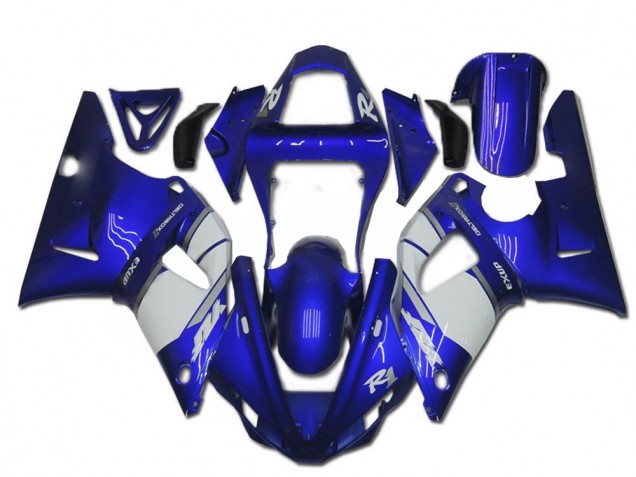 ABS Plástica Yamaha R1 00-01 - Azul Blanco ABS Plástica Yamaha R1 00-01 - Azul Blanco