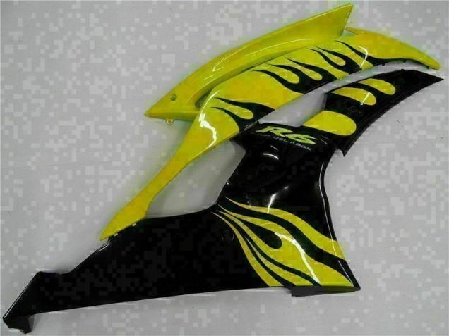 ABS Plástica Yamaha R6 08-16 - Amarillo Negro ABS Plástica Yamaha R6 08-16 - Amarillo Negro