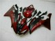 ABS Plástica Yamaha R6 08-16 - Rojo Negro ABS Plástica Yamaha R6 08-16 - Rojo Negro