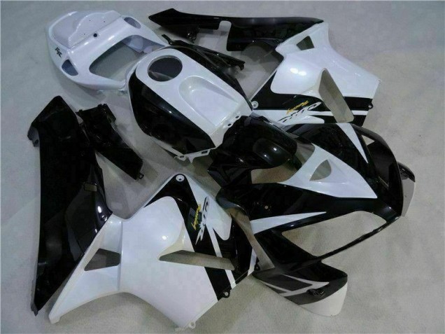 ABS Plástico Honda CBR 600 RR 05-06 - Blanco Negro ABS Plástico Honda CBR 600 RR 05-06 - Blanco Negro