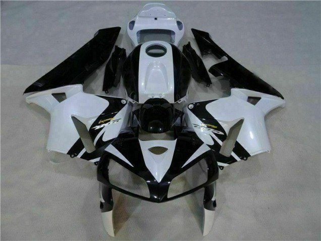 ABS Plástico Honda CBR 600 RR 05-06 - Blanco Negro ABS Plástico Honda CBR 600 RR 05-06 - Blanco Negro