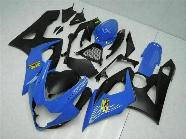 ABS Plástico Suzuki GSXR 1000 K5 05-06 - Azul Negro ABS Plástico Suzuki GSXR 1000 K5 05-06 - Azul Negro