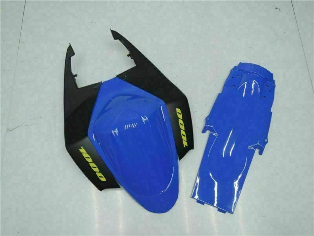 ABS Plástico Suzuki GSXR 1000 K5 05-06 - Azul Negro ABS Plástico Suzuki GSXR 1000 K5 05-06 - Azul Negro