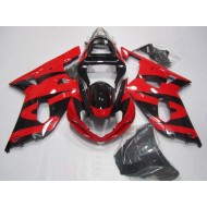 ABS Plástico Suzuki GSXR 750 K1 K2 K3 01-03 - Negro Rojo