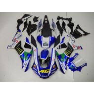 ABS Plástico Yamaha R1 15-19 - Azul Azul Blanco ENEOS Movistar 46