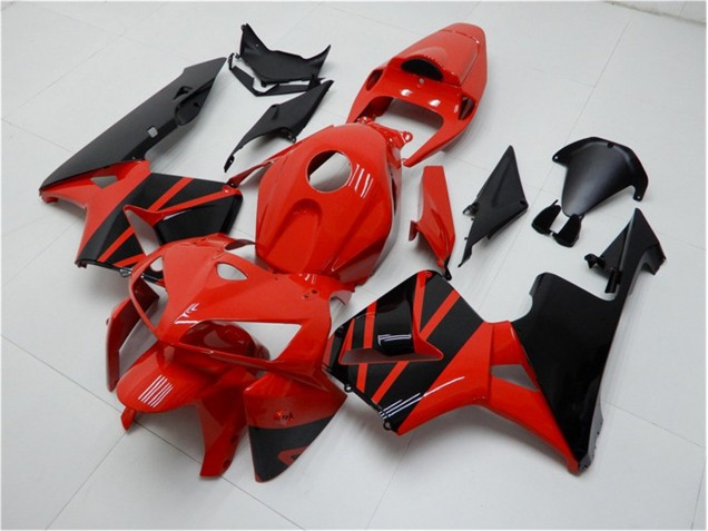 ABS Plásticos Honda CBR 600 RR 05-06 - Rojo Negro ABS Plásticos Honda CBR 600 RR 05-06 - Rojo Negro