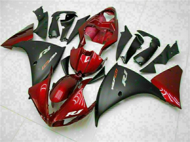 ABS Plásticos Yamaha R1 09-11 - Rojo Negro ABS Plásticos Yamaha R1 09-11 - Rojo Negro