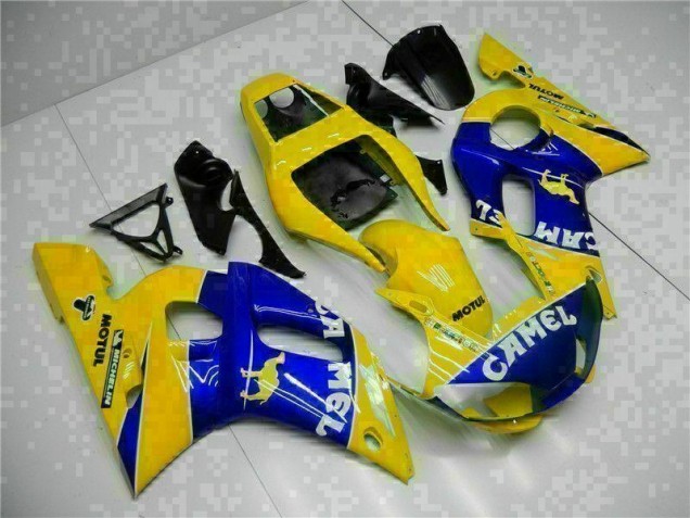 ABS Plásticos Yamaha R6 98-02 - Amarillo Azul ABS Plásticos Yamaha R6 98-02 - Amarillo Azul