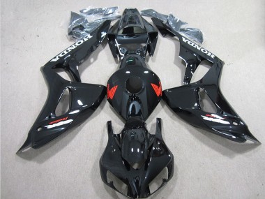 Carenado Honda CBR 1000 RR 06-07 - Negro Rojo Fireblade Calcomanía