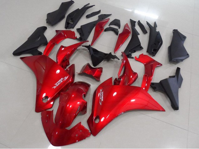 Carenado Honda CBR 250 RR 11-13 - Rojo Negro Mate Carenado Honda CBR 250 RR 11-13 - Rojo Negro Mate
