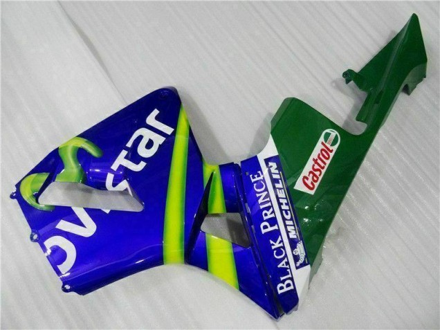 Carenado Honda CBR 600 RR 03-04 - Azul Verde Movistar Castrol Carenado Honda CBR 600 RR 03-04 - Azul Verde Movistar Castrol