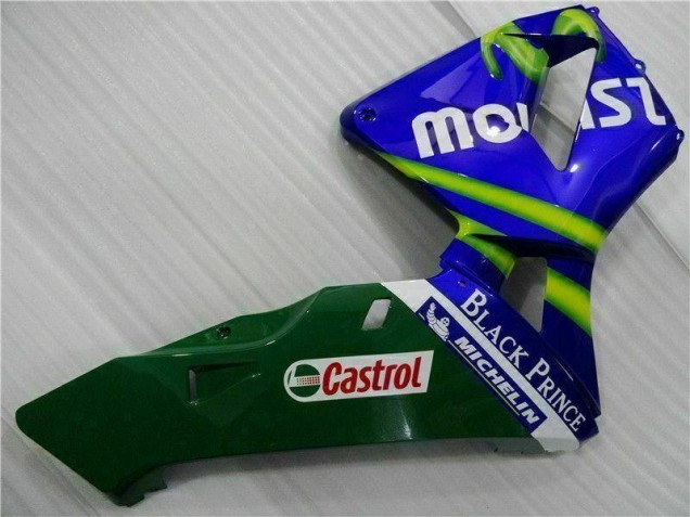Carenado Honda CBR 600 RR 03-04 - Azul Verde Movistar Castrol Carenado Honda CBR 600 RR 03-04 - Azul Verde Movistar Castrol