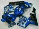 Carenado Honda CBR 600 RR 03-04 - Azul con Plata Llama Carenado Honda CBR 600 RR 03-04 - Azul con Plata Llama