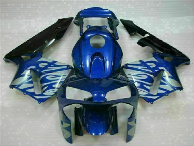 Carenado Honda CBR 600 RR 03-04 - Azul con Plata Llama Carenado Honda CBR 600 RR 03-04 - Azul con Plata Llama