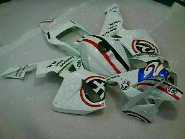 Carenado Honda CBR 600 RR 03-04 - Blanco Azul R 2 Carenado Honda CBR 600 RR 03-04 - Blanco Azul R 2