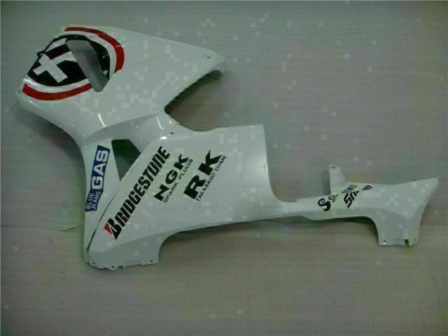 Carenado Honda CBR 600 RR 03-04 - Blanco Azul R 2 Carenado Honda CBR 600 RR 03-04 - Blanco Azul R 2