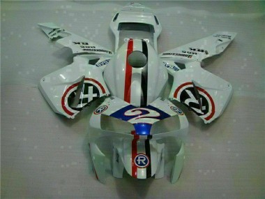 Carenado Honda CBR 600 RR 03-04 - Blanco Azul R 2