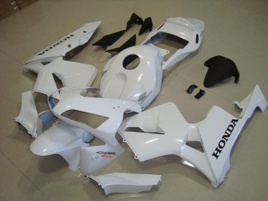 Carenado Honda CBR 600 RR 03-04 - Blanco Negro Calcomanía