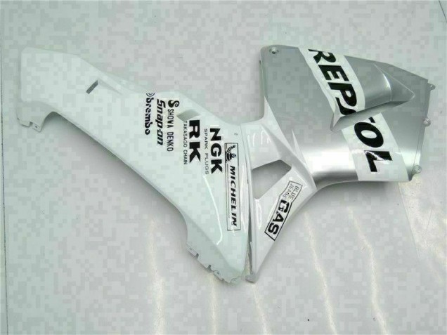 Carenado Honda CBR 600 RR 03-04 - Blanco Plata Repsol Carenado Honda CBR 600 RR 03-04 - Blanco Plata Repsol