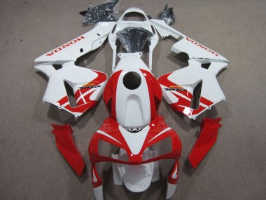 Carenado Honda CBR 600 RR 03-04 - Blanco Rojo
