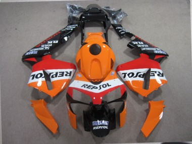 Carenado Honda CBR 600 RR 03-04 - Naranja Negro Repsol