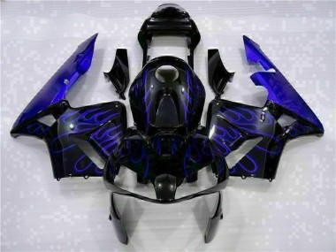 Carenado Honda CBR 600 RR 03-04 - Negro con Azul Llama