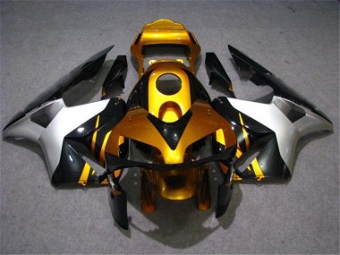 Carenado Honda CBR 600 RR 03-04 - Oro Plata Negro