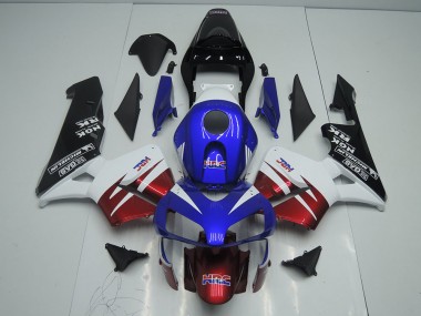 Carenado Honda CBR 600 RR 03-04 - Oscuro Rojo Azul