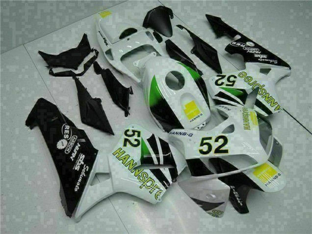 Carenado Honda CBR 600 RR 05-06 - Blanco Amarillo Verde 52 Carenado Honda CBR 600 RR 05-06 - Blanco Amarillo Verde 52