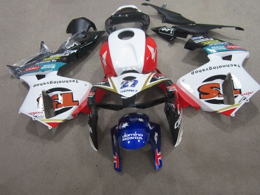 Carenado Honda CBR 600 RR 05-06 - Blanco Azul 27