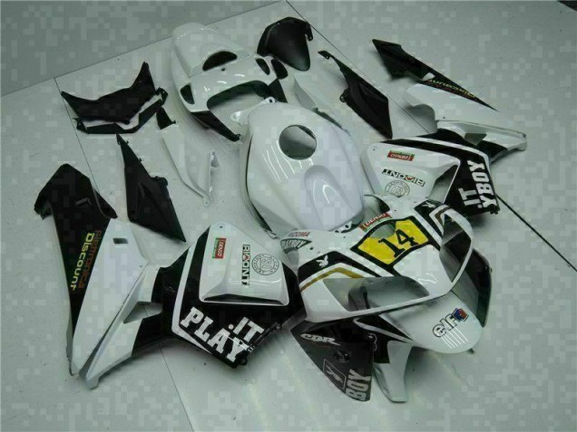 Carenado Honda CBR 600 RR 05-06 - Blanco Playboy 14 Carenado Honda CBR 600 RR 05-06 - Blanco Playboy 14
