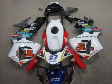Carenado Honda CBR 600 RR 05-06 - Blanco Rojo Azul Lee 27