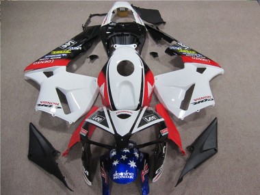 Carenado Honda CBR 600 RR 05-06 - Blanco Rojo Azul Lee