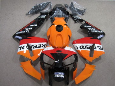 Carenado Honda CBR 600 RR 05-06 - Naranja Rojo Negro Repsol