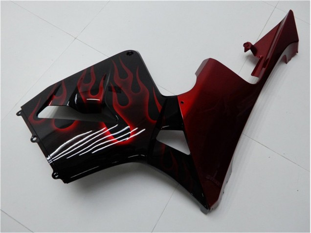 Carenado Honda CBR 600 RR 05-06 - Rojo Llama Negro Carenado Honda CBR 600 RR 05-06 - Rojo Llama Negro