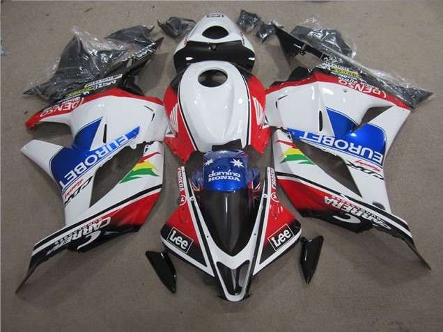 Carenado Honda CBR 600 RR 09-12 - Azul Blanco EUROBET Lee Carenado Honda CBR 600 RR 09-12 - Azul Blanco EUROBET Lee