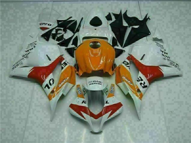 Carenado Honda CBR 600 RR 09-12 - Blanco Naranja Repsol Carenado Honda CBR 600 RR 09-12 - Blanco Naranja Repsol