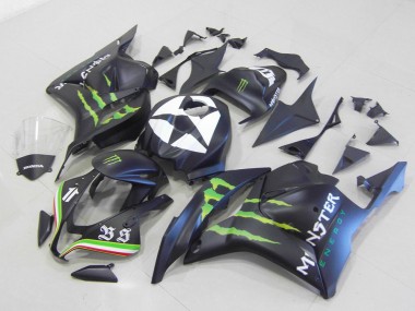 Carenado Honda CBR 600 RR 09-12 - Monster Negro Mate