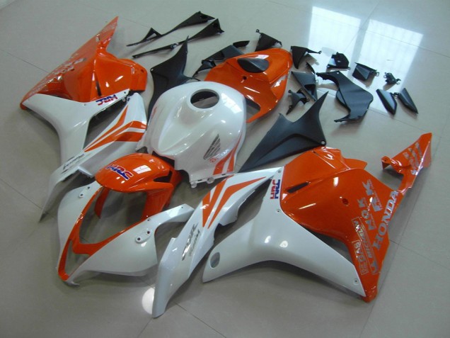 Carenado Honda CBR 600 RR 09-12 - Naranja Blanco Perla Carenado Honda CBR 600 RR 09-12 - Naranja Blanco Perla