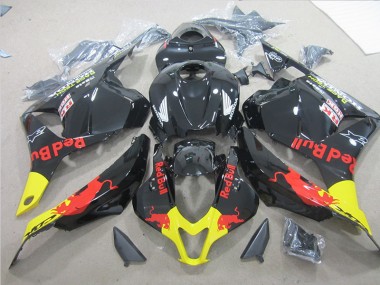 Carenado Honda CBR 600 RR 09-12 - Negro Amarillo Red Bull
