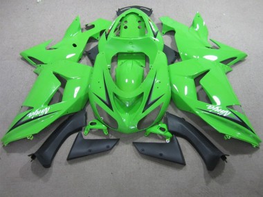 Carenado Kawasaki ZX10R 06-07 - Verde Blanco Ninja