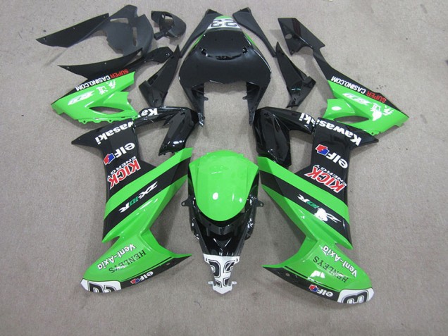 Carenado Kawasaki ZX10R 08-10 - Negro Verde Carenado Kawasaki ZX10R 08-10 - Negro Verde