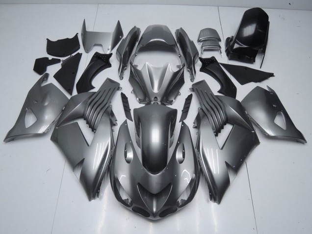 Carenado Kawasaki ZX14R ZZR 1400 06-11 - Brillante Gris Carenado Kawasaki ZX14R ZZR 1400 06-11 - Brillante Gris