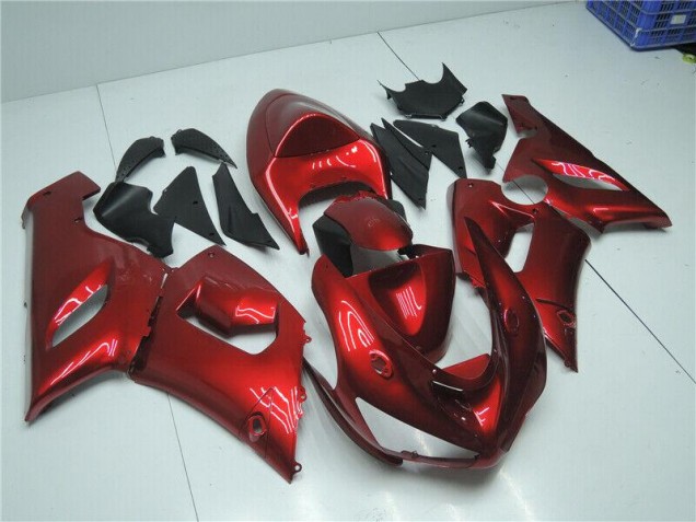Carenado Kawasaki ZX6R 05-06 - Caramelo Rojo Carenado Kawasaki ZX6R 05-06 - Caramelo Rojo