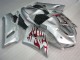 Carenado Kawasaki ZX6R 05-06 - Plata Rojo Llamas Carenado Kawasaki ZX6R 05-06 - Plata Rojo Llamas