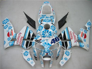 Carenado & Plástico Honda CBR 600 RR 05-06 - Blanco Azul Nastro Azzurro 46